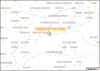 map of Taourirt nʼIzdad