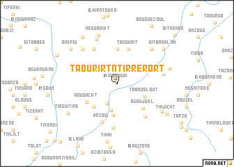 map of Taourirt nʼ Tirrerort