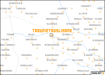 map of Taourirt Ou Slimane