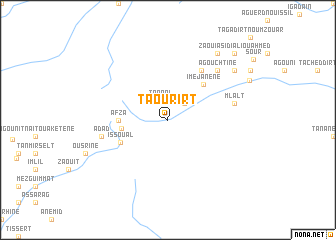 map of Taourirt