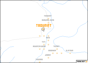 map of Taourirt