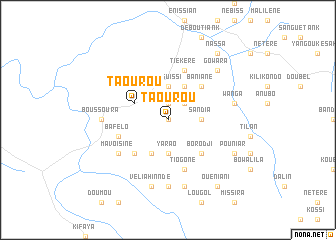 map of Taourou