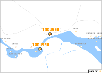 map of Taoussa
