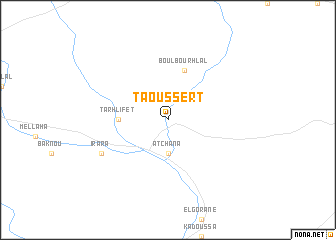map of Taoussert
