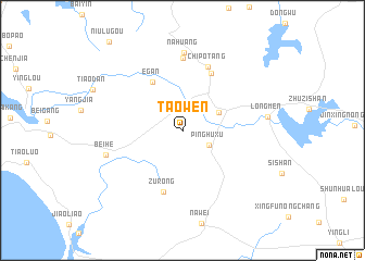 map of Taowen