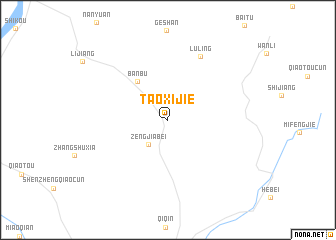 map of Taoxijie