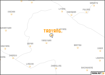 map of Taoyang