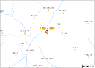 map of Taoyuan