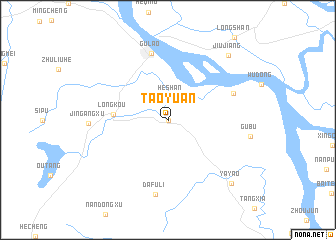 map of Taoyuan