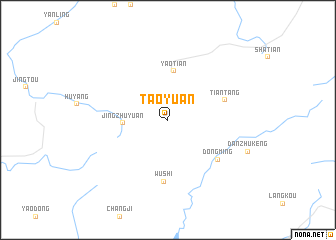 map of Taoyuan
