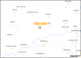 map of Taoyuan