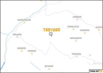 map of Taoyuan