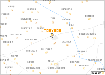 map of Taoyuan