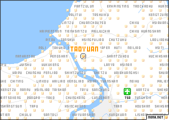 map of T\