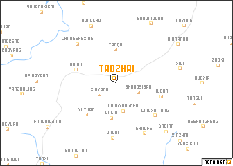 map of Taozhai