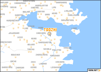 map of Taozhi