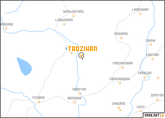 map of Taoziwan