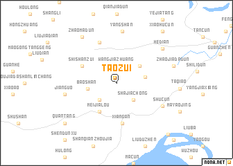 map of Taozui