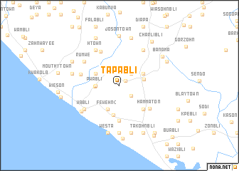 map of Tapabli