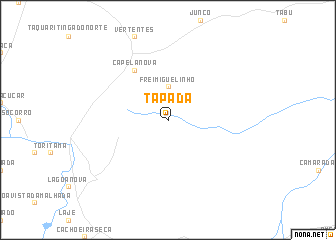 map of Tapada