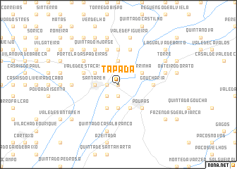 map of Tapada