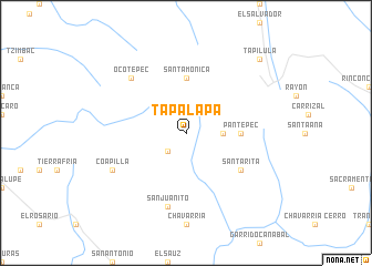 map of Tapalapa