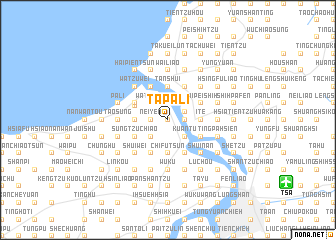 map of Ta-pa-li