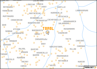 map of Tapal