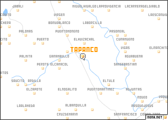 map of Tapanco