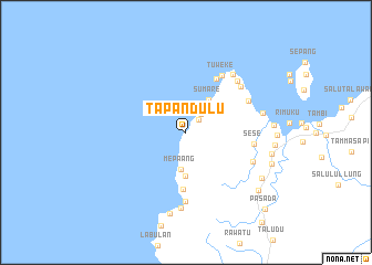 map of Tapandulu