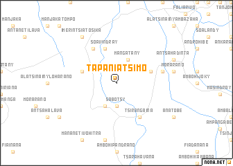 map of Tapaniatsimo