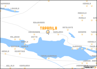 map of Tapanila