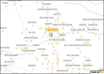 map of Tapānī