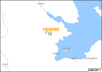 map of Taparan