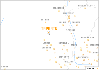 map of Tapartó