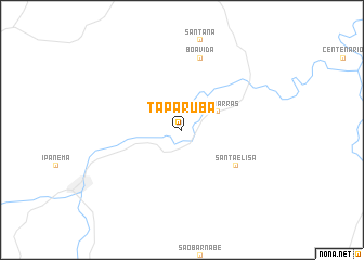 map of Taparuba