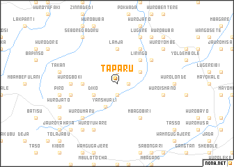 map of Taparu