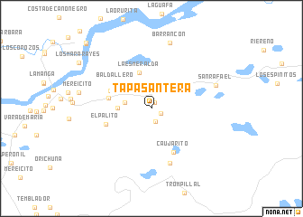 map of Tapa Santera