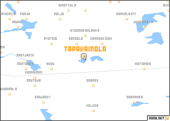 map of Tapa-Vainola