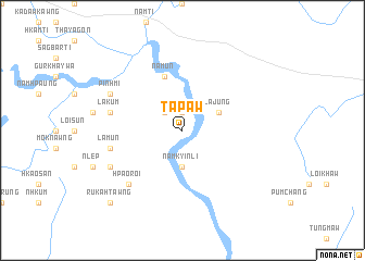 map of Tāpaw