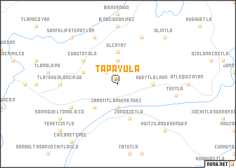 map of Tapayula