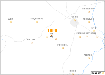 map of Tapa