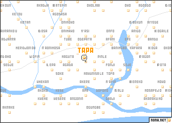 map of Tapa