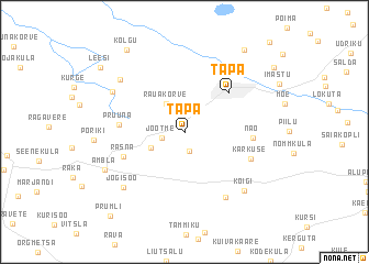 map of Tapa