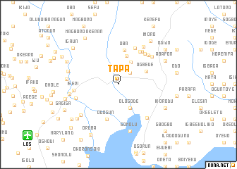 map of Tapa