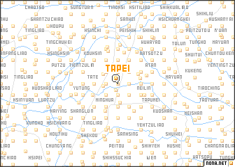 map of Ta-pei