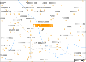 map of Tapénahoué