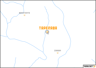 map of Taperaba