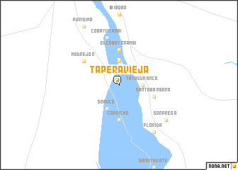 map of Tapera Vieja