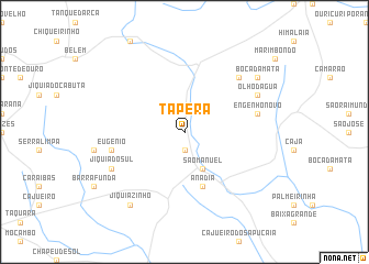 map of Tapera